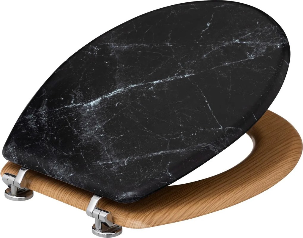 Deska sedesowa Lea, wzór marmuru, standardowy rozstaw