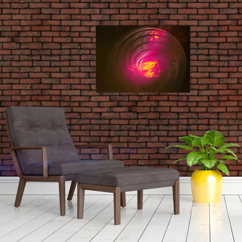 Obraz - abstrakcja spiralna (70x50 cm)