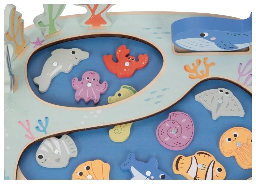 Tooky toy złowić rybkę gra zręcznościowa układanka montessori