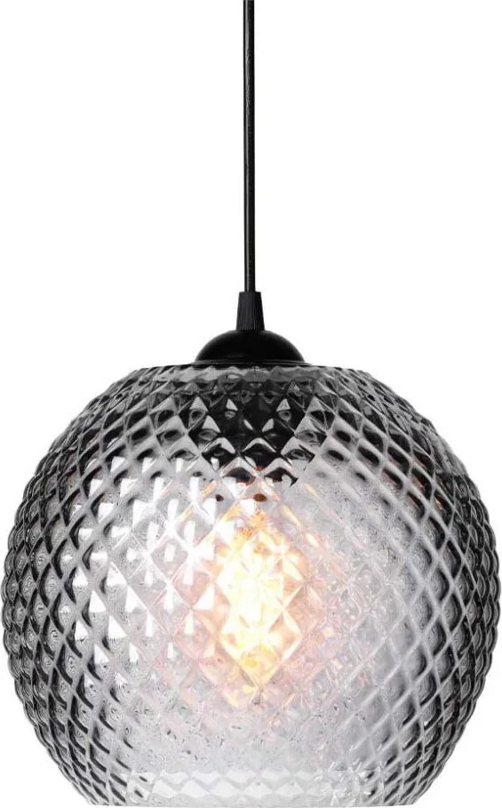 Halo Design 718443 - Lampa wisząca na przewodzie NOBB 1xE27/40W/230V dymny szary