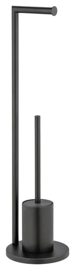 WENKO 25675100 - zestaw WC FERLA 18x69,5 cm czarny