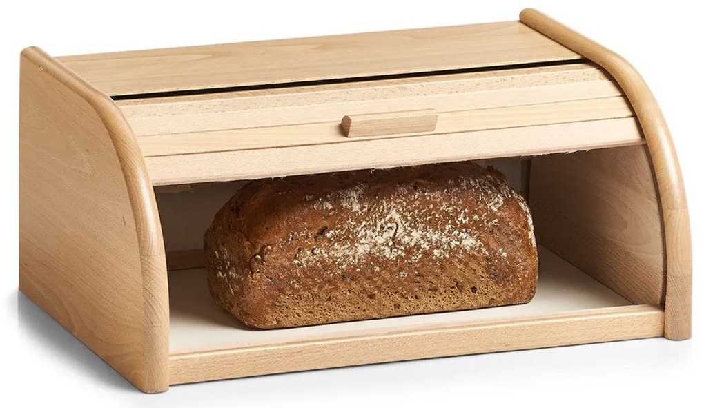 Drewniany chlebak, pojemnik na pieczywo, 40x28x18cm, ZELLER
