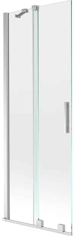 Mexen Velar parawan nawannowy 2-skrzydłowy rozsuwany 70 x 150 cm, transparent, chrom - 896-070-000-01-01