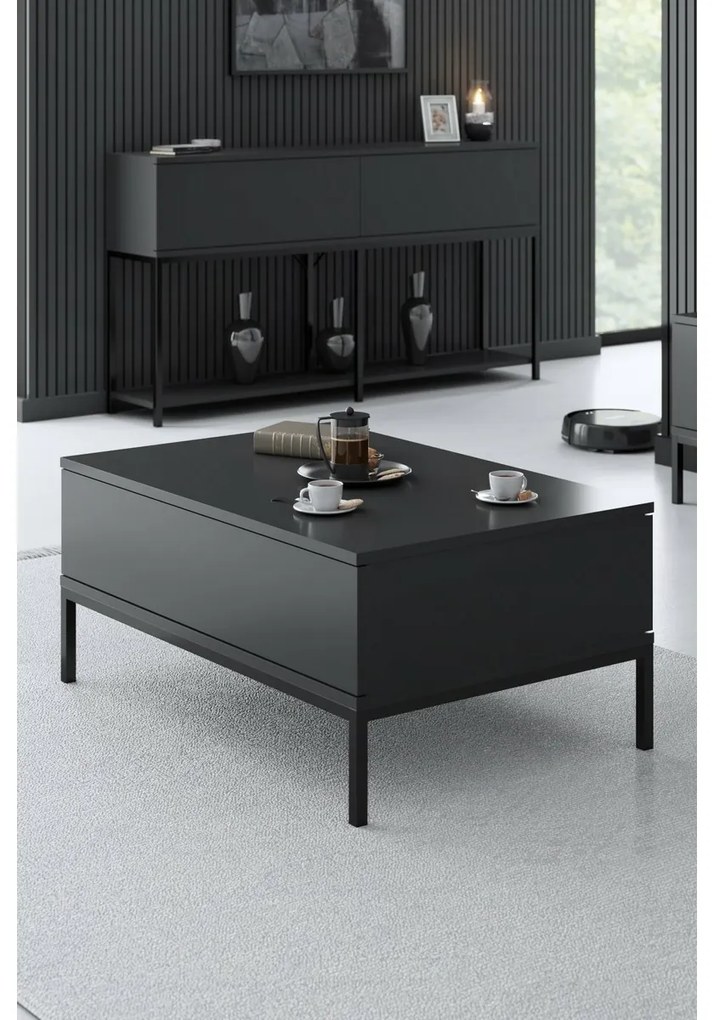 Stolik konferencyjny Lord Anthracite and Black