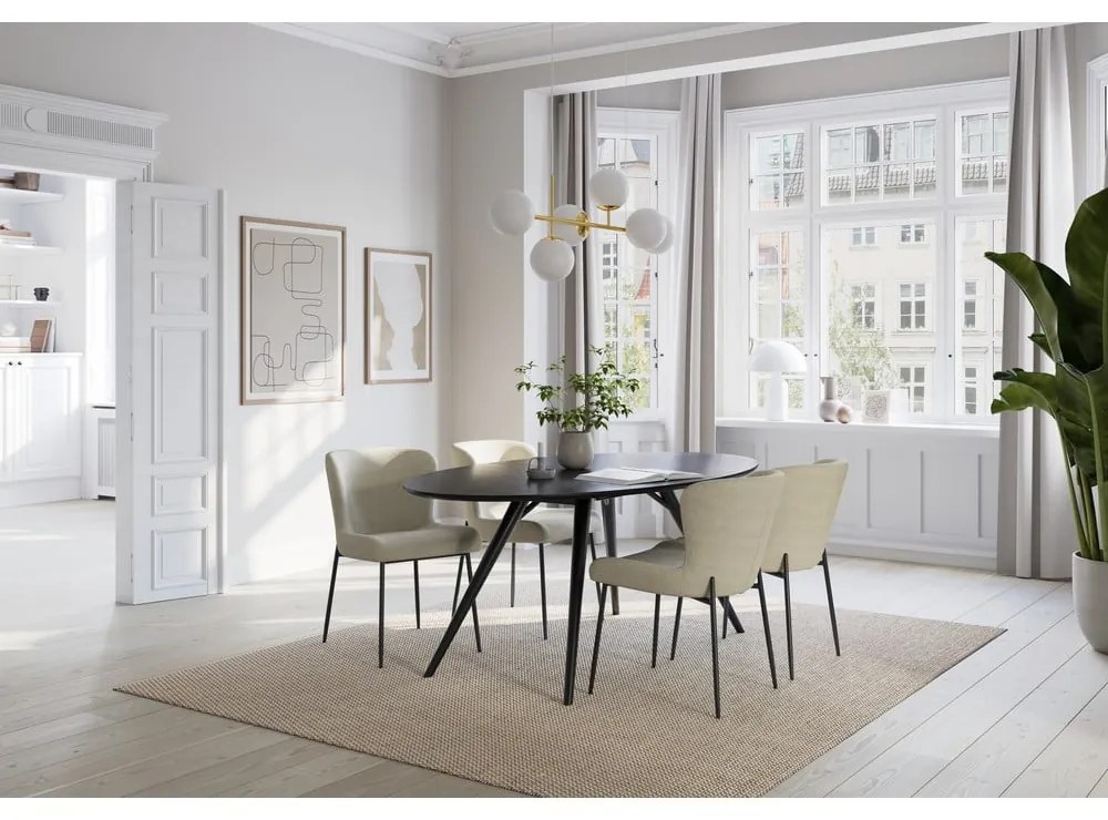 Kremowe krzesło Glam – DAN-FORM Denmark