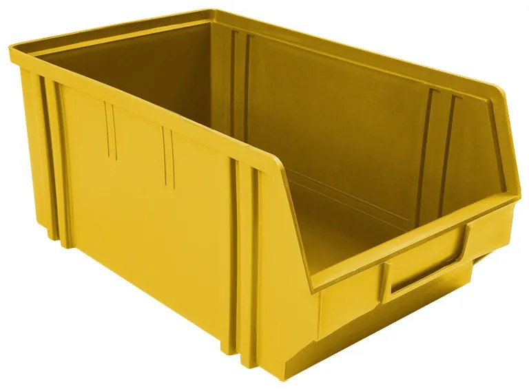ArtPlast Plastikowe pojemniki BASIC typ C, 205 x 335 x 149 mm, 21 szt., żółto-pomarańczowy
