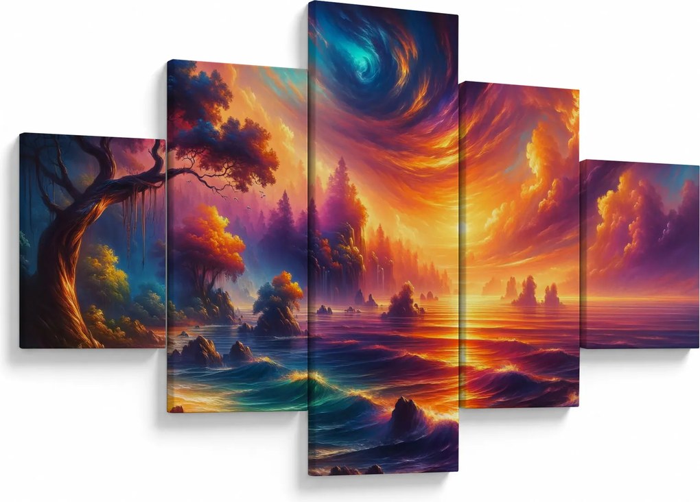 Obraz - Magiczny świat (125x70 cm)