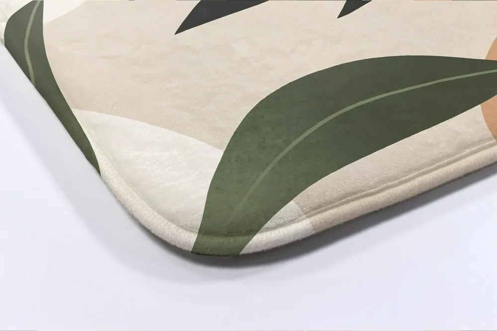 Dywanik antypoślizgowy do łazienki Dywanik antypoślizgowy do łazienki Tropikalna abstrakcja