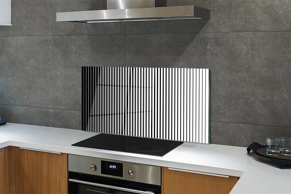 Panel Szklany Gradientowy Wzór Zebry