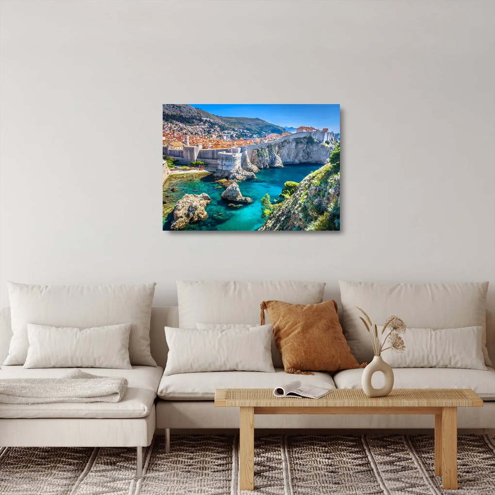 Obraz na szkle - Dubrownik (70x50 cm)