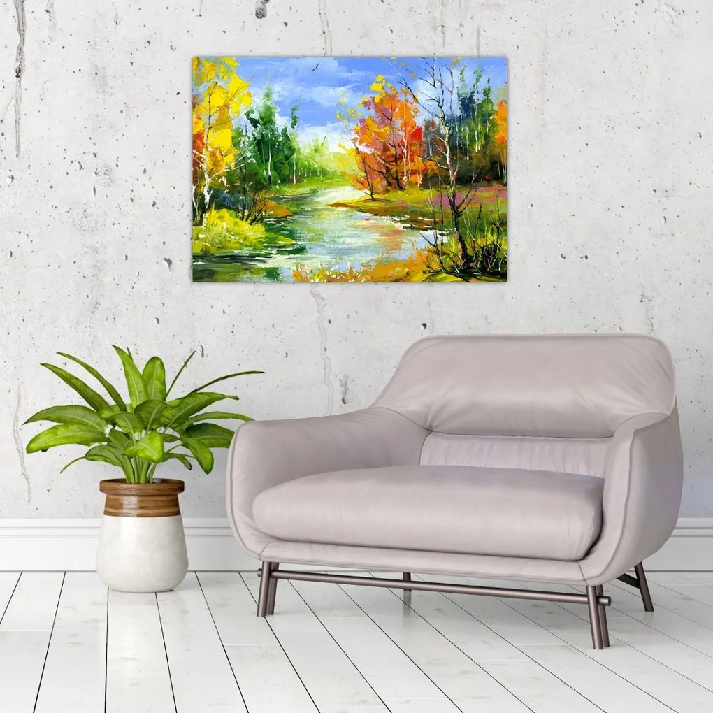 Obraz na szkle - Obraz na szkle krajobrazu (70x50 cm)