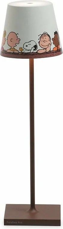 Lampa stołowa Poldina Pro Peanuts – ładowalna i ściemnialna, z czasem pracy baterii do 12 godzin. Do użytku na zewnątrz, IP65.