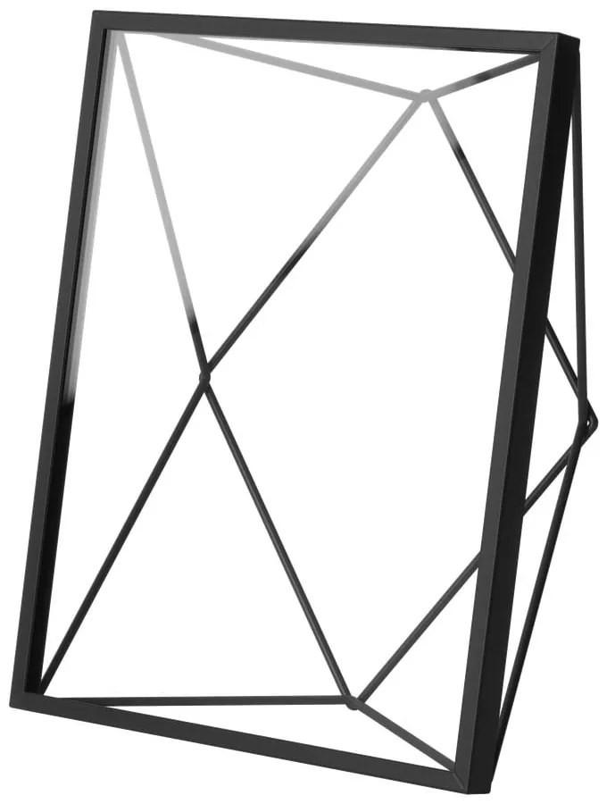 Czarna metalowa ramka stojąca/ścienna 23x18 cm Prisma – Umbra
