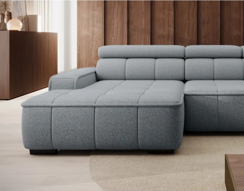 THIAGO S MINI z elektryczną regulacją siedziska Lewostronny w tkaninie SERENO 692 WERSAL