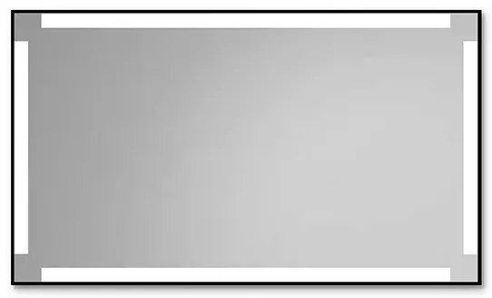Lustro łazienkowe SILVIA 80x60 z oświetleniem LED EXCLUSIVE MIRADO