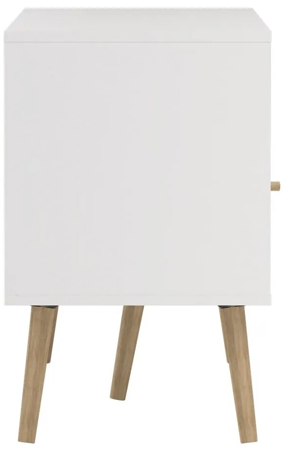 Biała szafka pod TV 117x61 cm Bodo – Tvilum