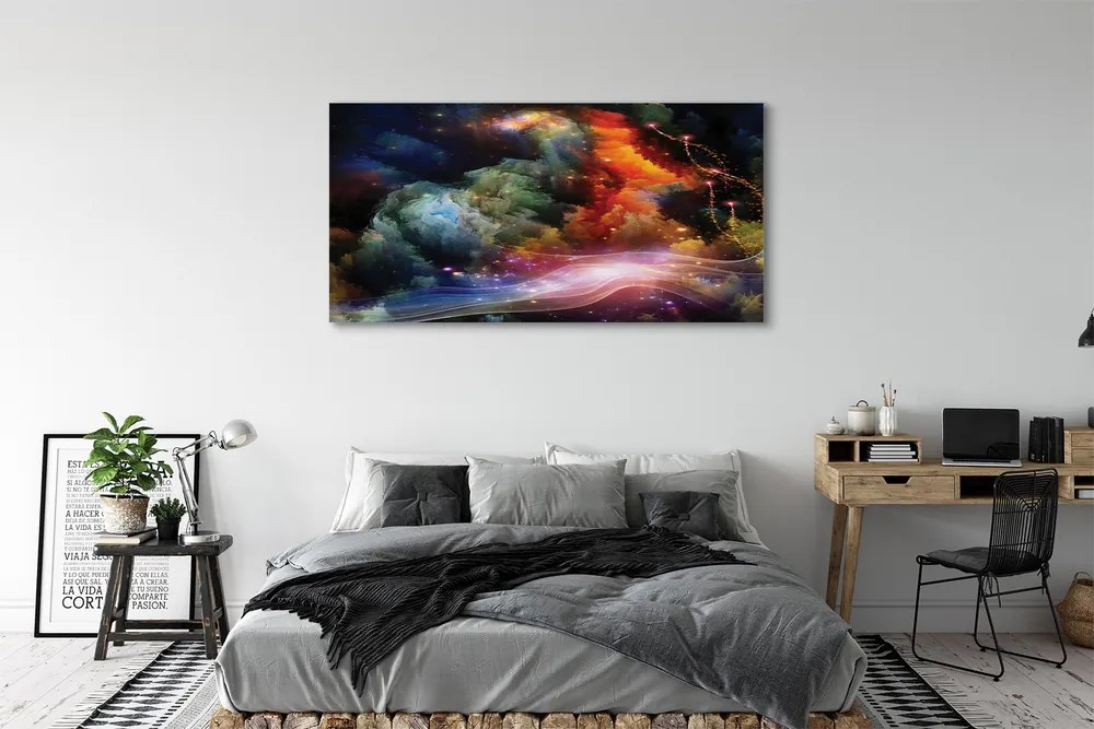 Duży obraz na płótnie Cyfrowa Sztuka Fraktali