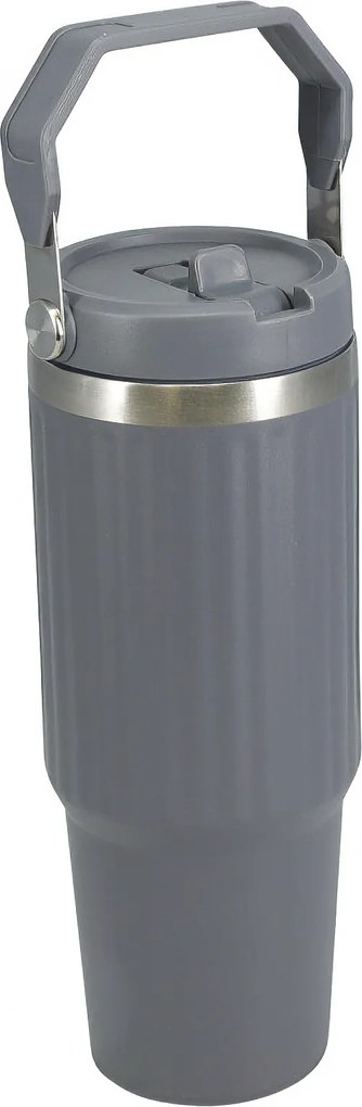 Termos stalowy z uchwytem VARMÖ, 900 ml