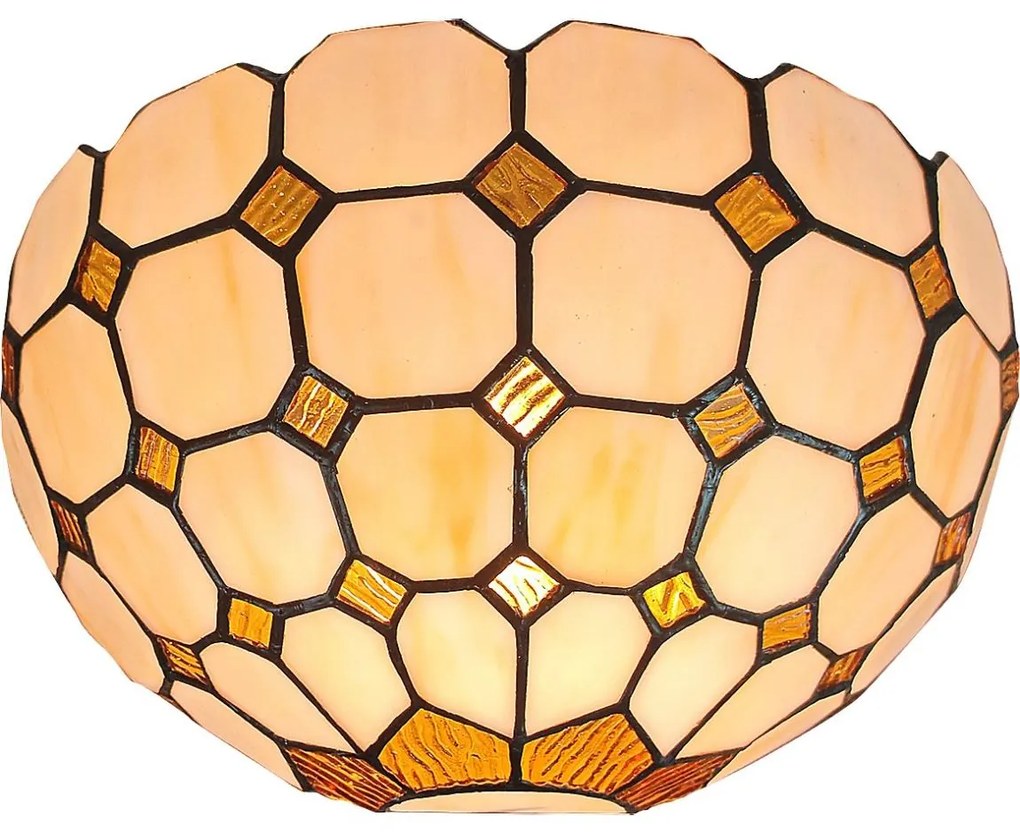 Brilagi - Tiffany witrażowy kinkiet DORAN 1xE14/40W/230V