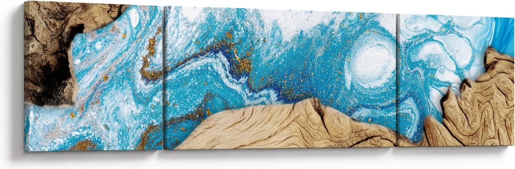 Obraz - Drewno (170x50 cm)