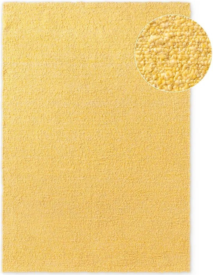 Żółty dywan z materiału bouclé tkany ręcznie 200x290 cm Notting Hill Portobello – Ted Baker