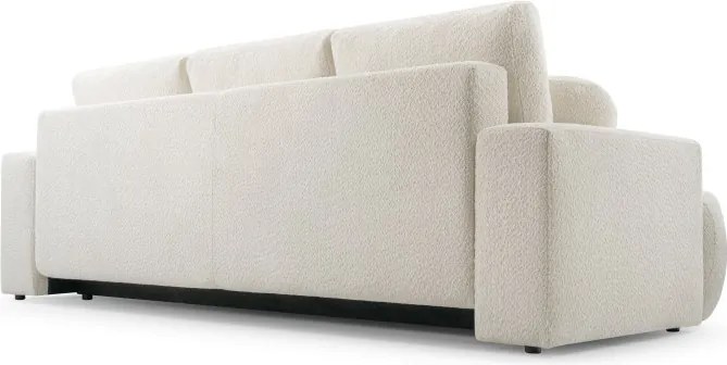 Sofa VELO z funkcja spania i pojemnikiem BIAŁY CORAL 65