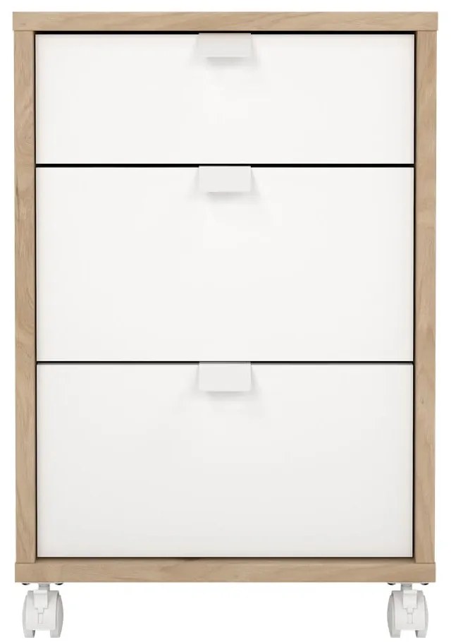 Biało-naturalna szafka w dekorze dębu 41x61 cm Sign – Tvilum