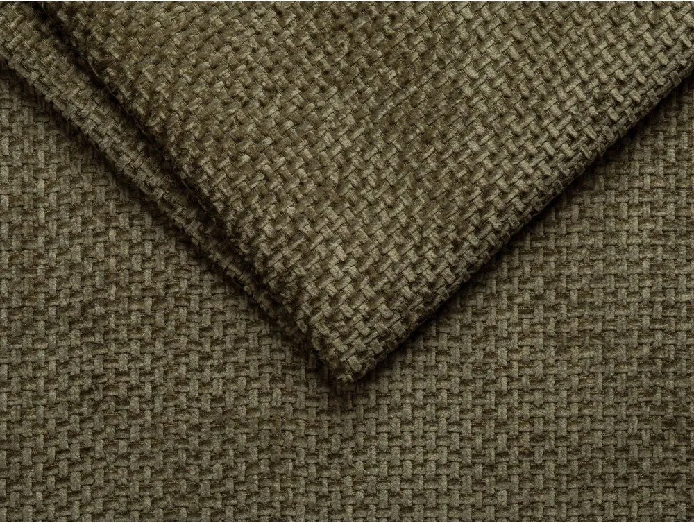 Zielona sofa z tkaniny szenilowej 200 cm Lupine – Micadoni