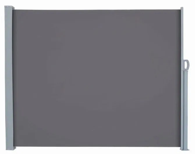 Szara metalowa osłona balkonowa 300x160 cm – Garden Pleasure
