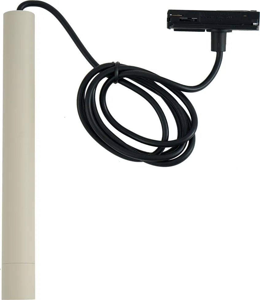 Nowoczesna lampa wisząca beżowa z czarnym do systemu szynowego 1-fazowego - Iconic Frini