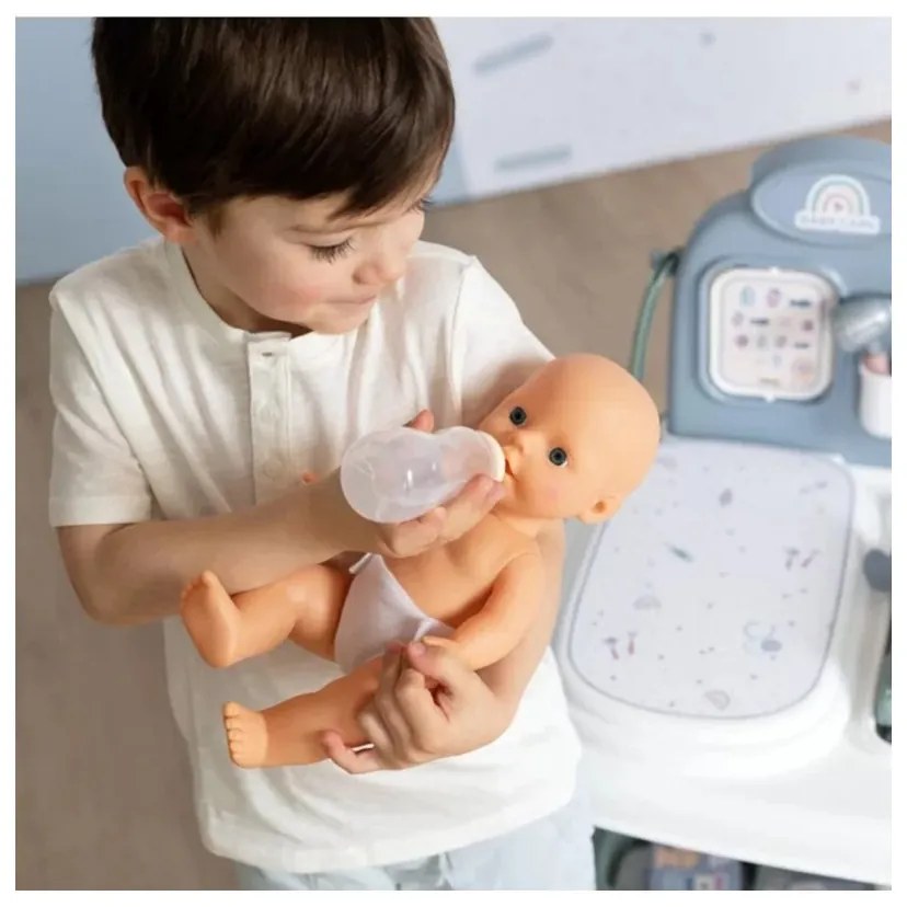 Smoby baby care centrum medyczne opieki dla lalek z elektronicznym tabletem + 24 akc.