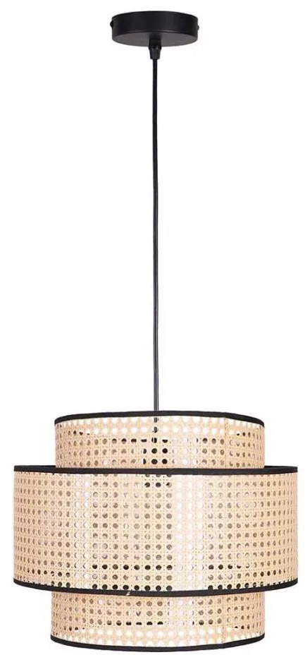 Żyrandol na lince TAKARA 1xE27/20W/230V śr. 40 cm beżowy