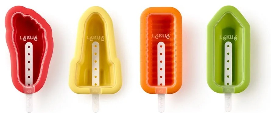 Silikonowe foremki do lodów zestaw 4 szt. Iconic – Lékué