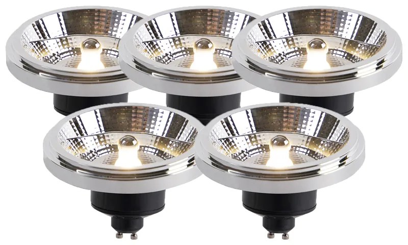 Zestaw 5 żarówek LED GU10 AR111 11W 820lm 3000K