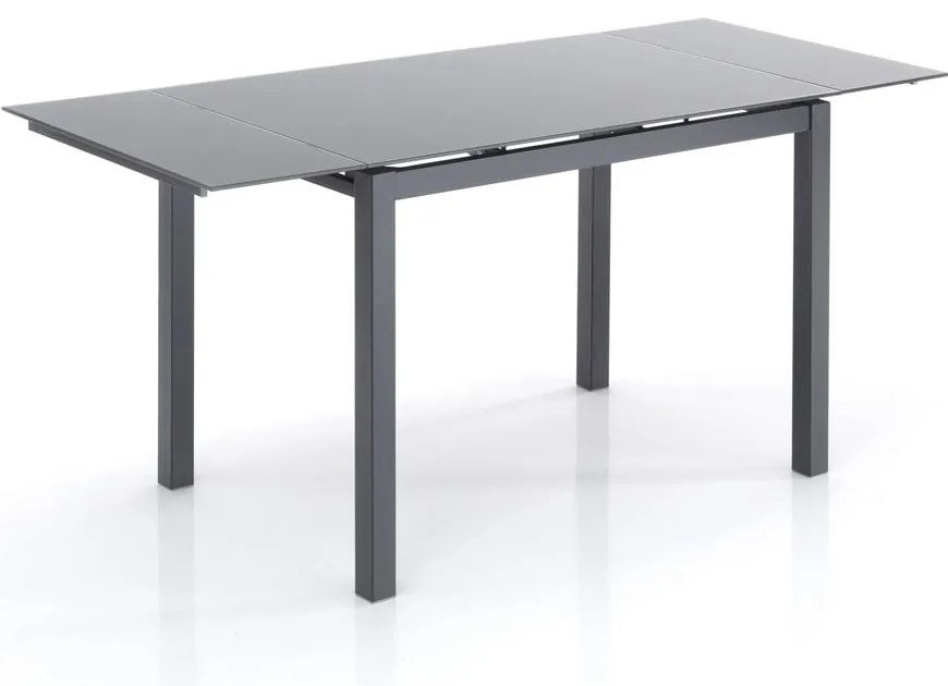 Rozkładany stół ze szklanym blatem 70x110 cm Fast – Tomasucci