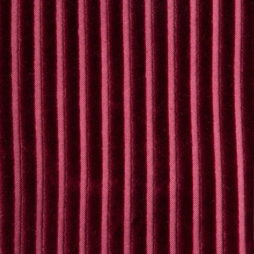 Poszewka dekoracyjna welurowa SAMT struktura sztruksu burgundowa 45x45cm HOMLA