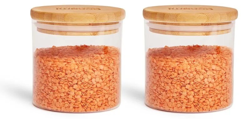 Szklane pojemniki na żywność 2 szt. na żywność – Bonami Essentials