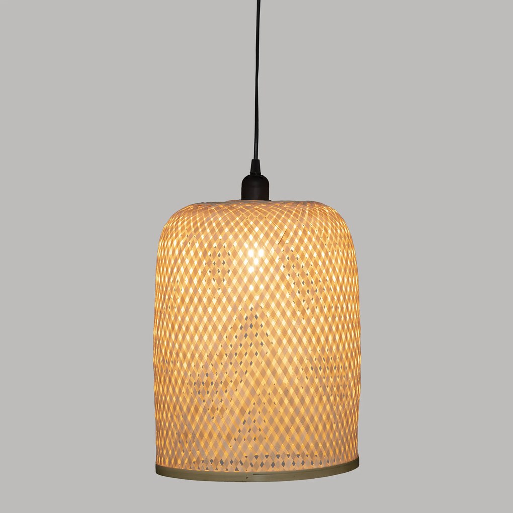 Lampa wisząca bambusowa ALI, Ø 28 cm