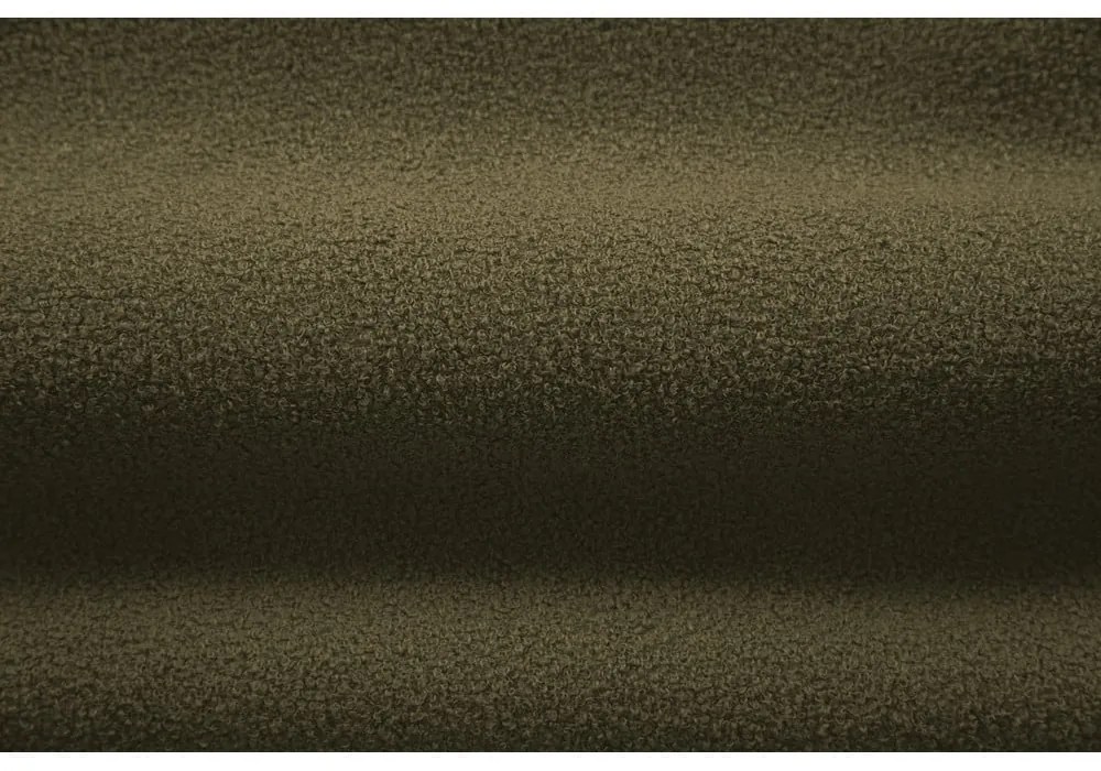 Zielony fotel z materiału bouclé Jenny – Micadoni Home