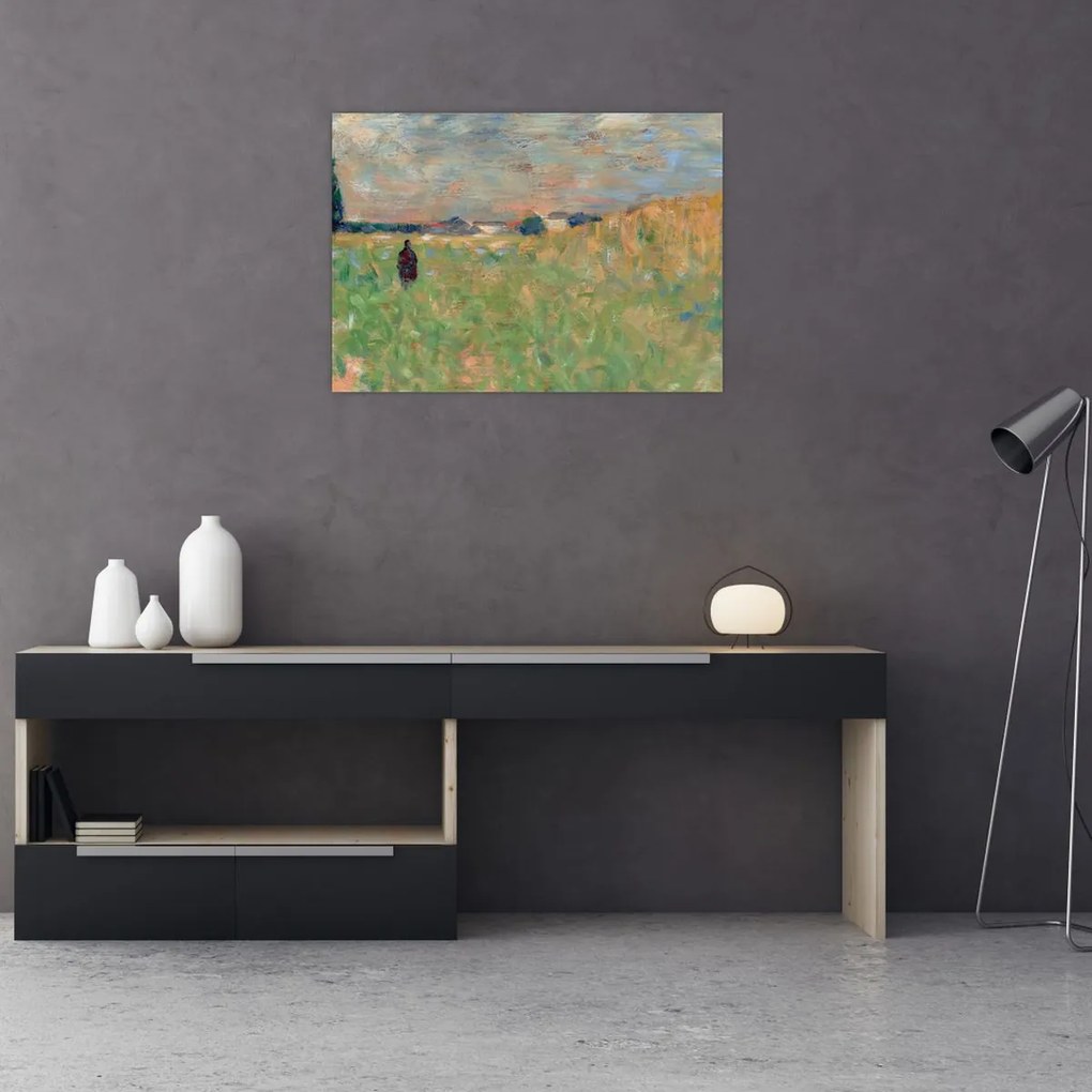 Obraz - Georges Seurat, A Summer Landscape, reprodukcje (70x50 cm)