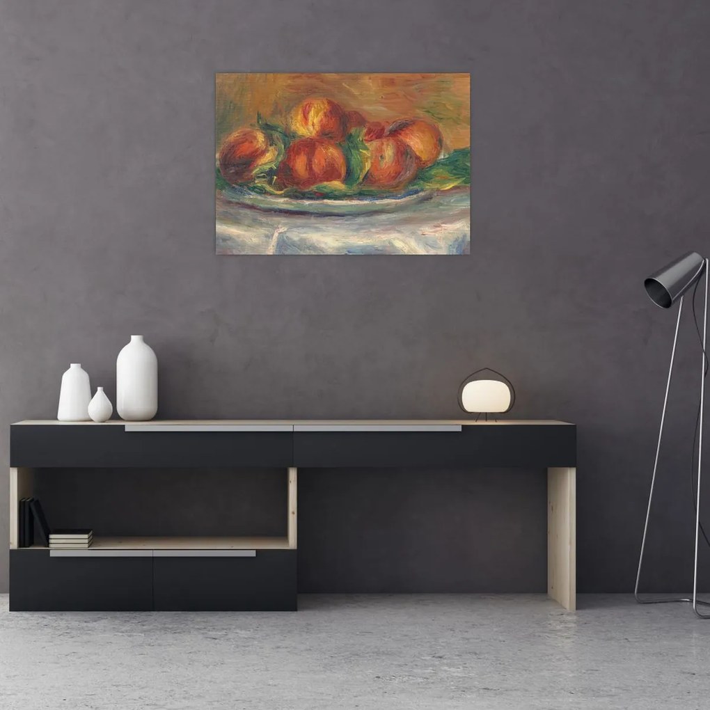 Obraz - Auguste Renoir, Peaches on a  Plate, reprodukcje (70x50 cm)