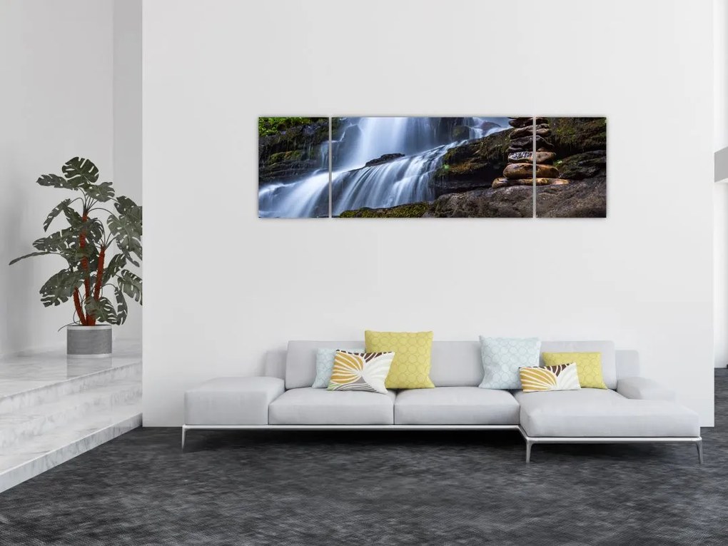 Obraz wodospadu (170x50 cm)