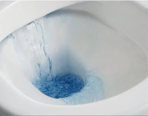 Miska WC wisząca lejowa bezkołnierzowa 101RDeska wolnoopadająca Soft-Close - Biały połysk