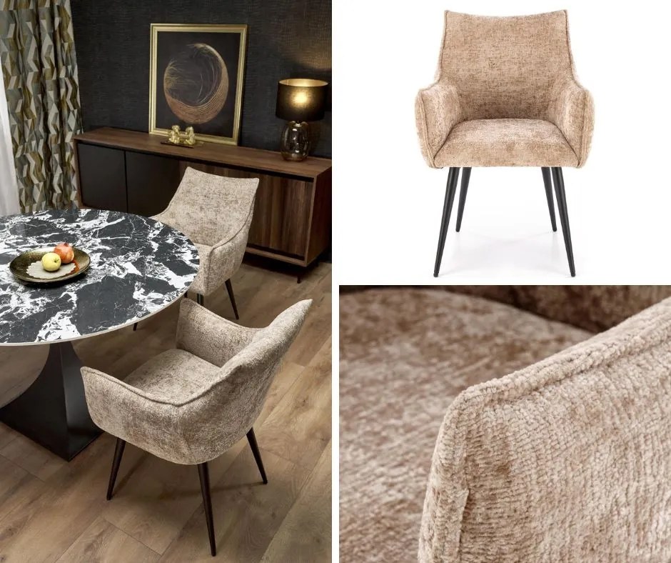 Elegancki fotel do jadalni K559 Halmar