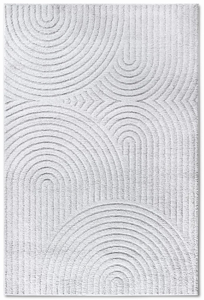 Dywan nowoczesny New York 3D biały 80 cm x 120 cm