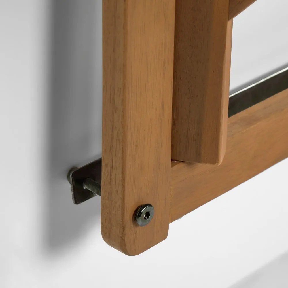 Wiszący stolik balkonowy z litego drewna 40x42 cm Amarilis – Kave Home