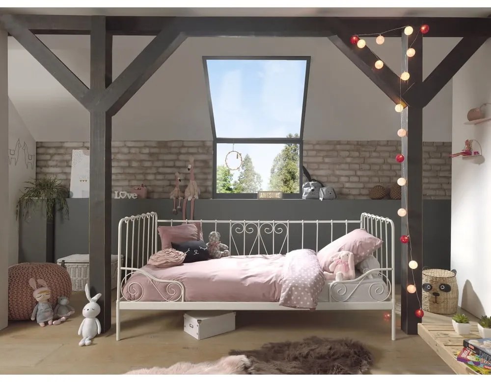Białe łóżko dziecięce 90x200 cm Alice – Vipack