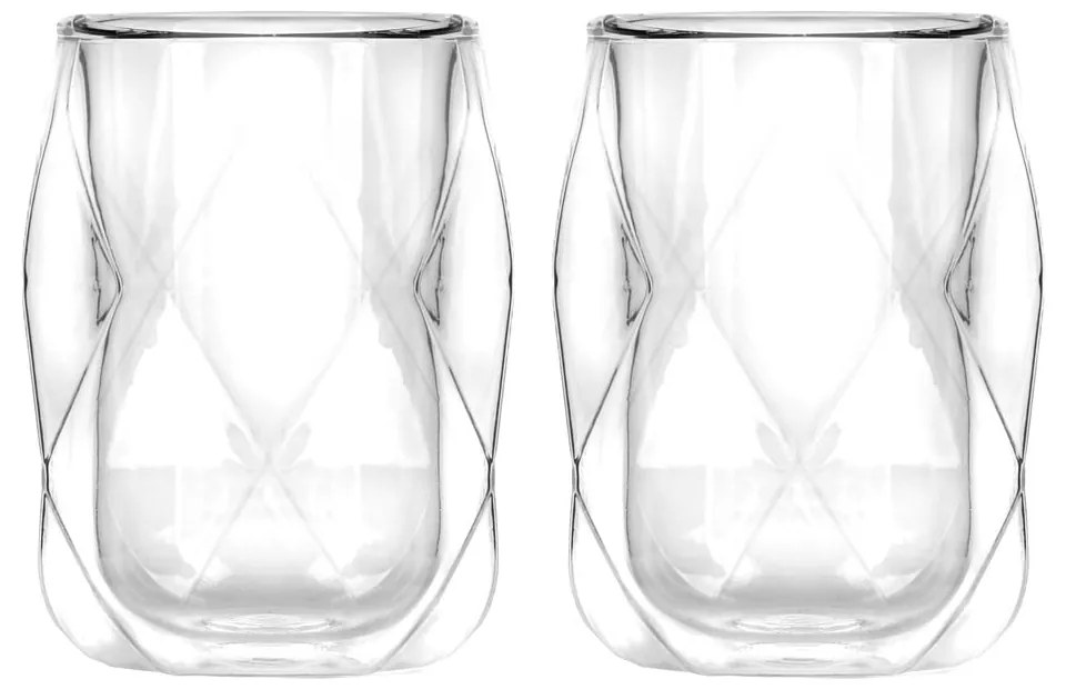 Kubki na espresso z podwójną ścianką zestaw 2 szt. 100 ml Geo – Vialli Design