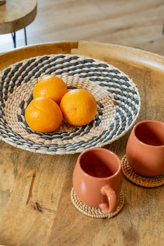 Kubki ceramiczne ALICANTE, 2 sztuki, 300 ml + podstawki