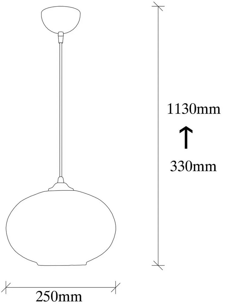 Lampa wisząca Camini - MR - 867, czarna
